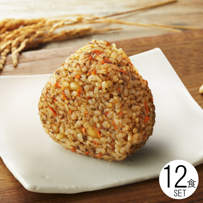 有機玄米使用おにぎり（手作りふりかけ）12個セット