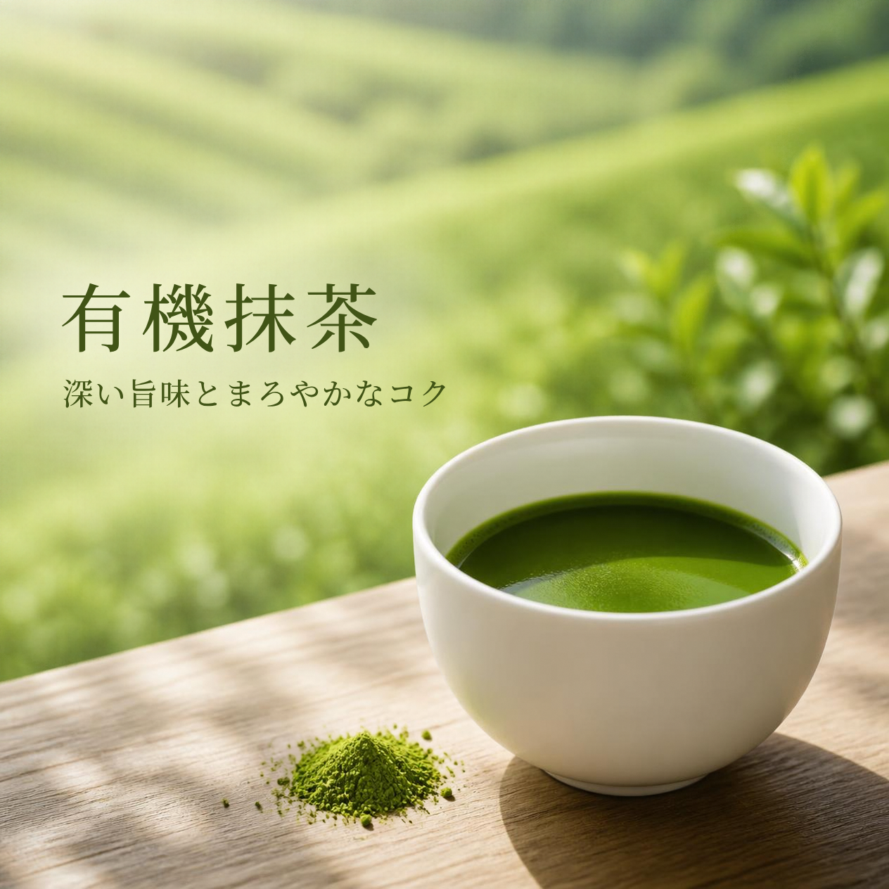 有機粉末抹茶（鹿児島県産）　　　50包セット