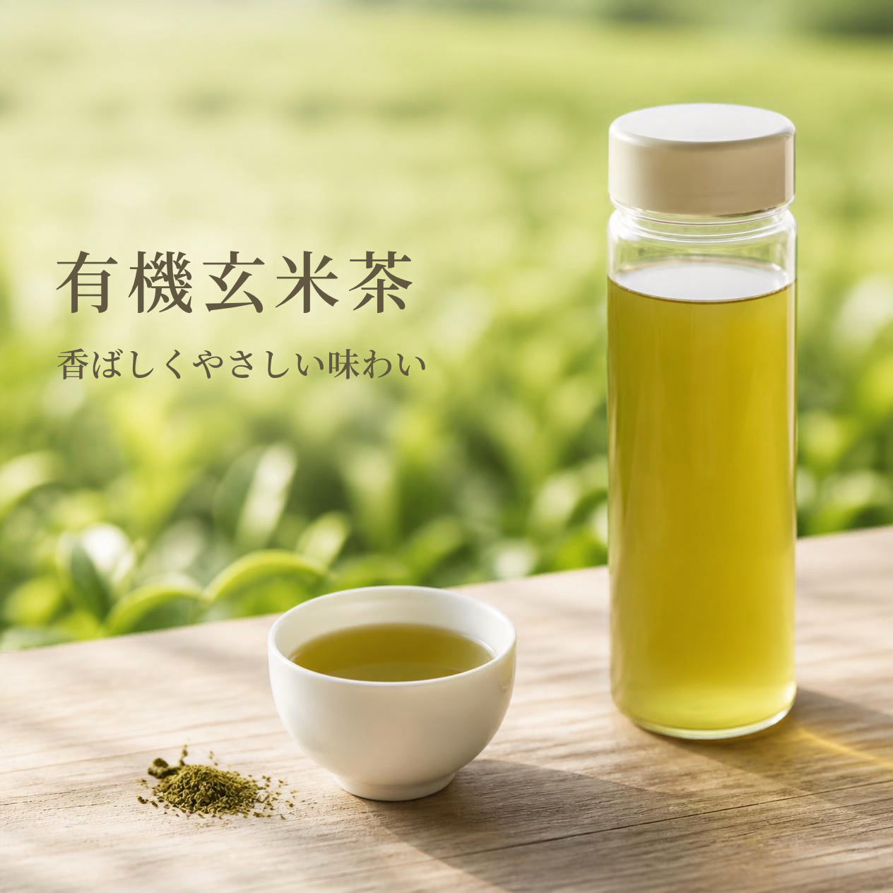 有機粉末玄米茶（鹿児島県産）　　　50包セット